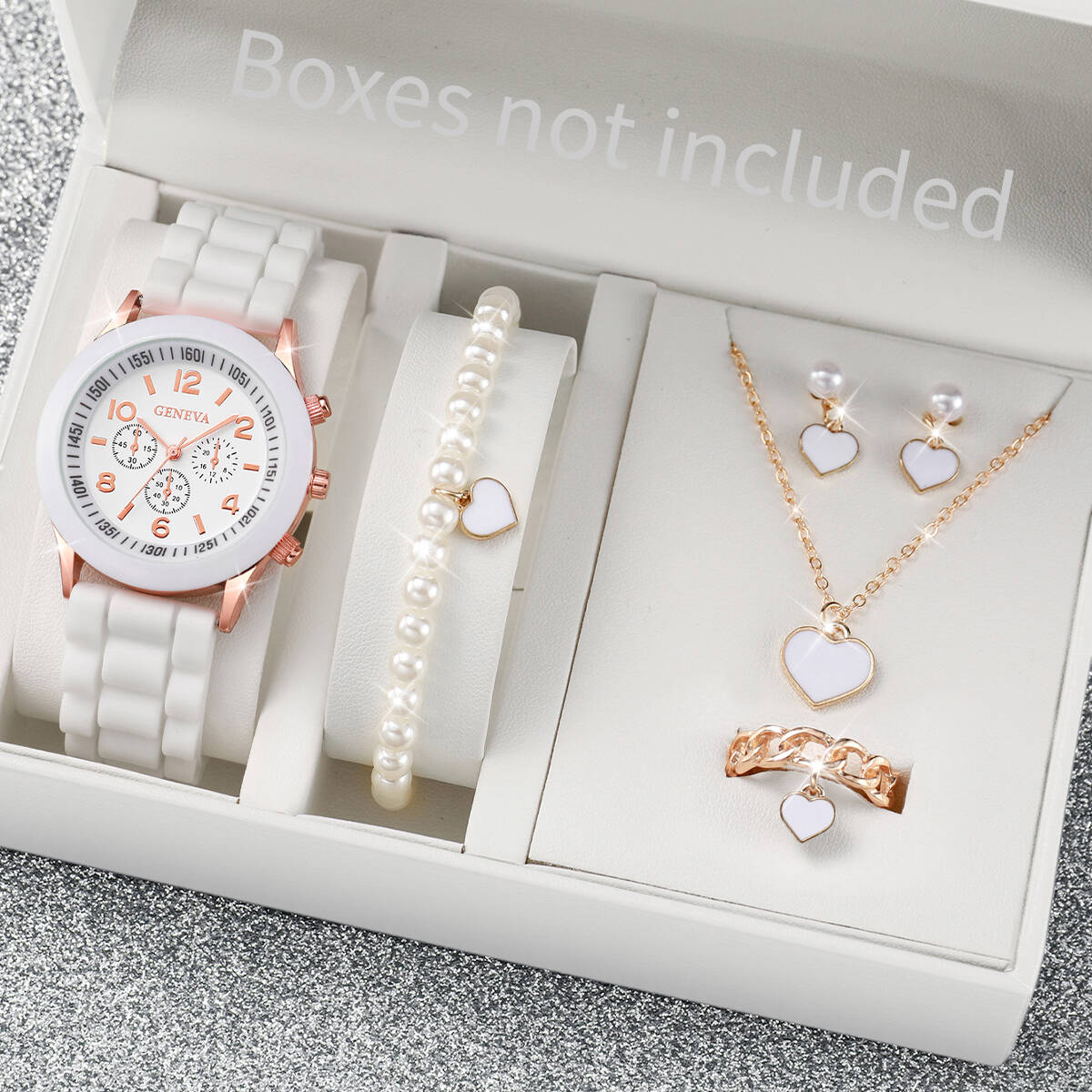 5/6PCS Fashion Women Watches J - Jewelry Box Watches Bracelets のレビューと価格