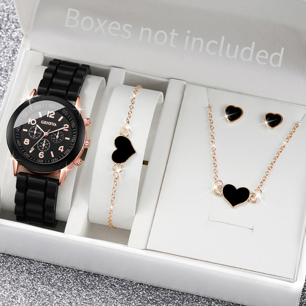 5/6PCS Fashion Women Watches J - Jewelry Box Watches Bracelets のレビューと価格