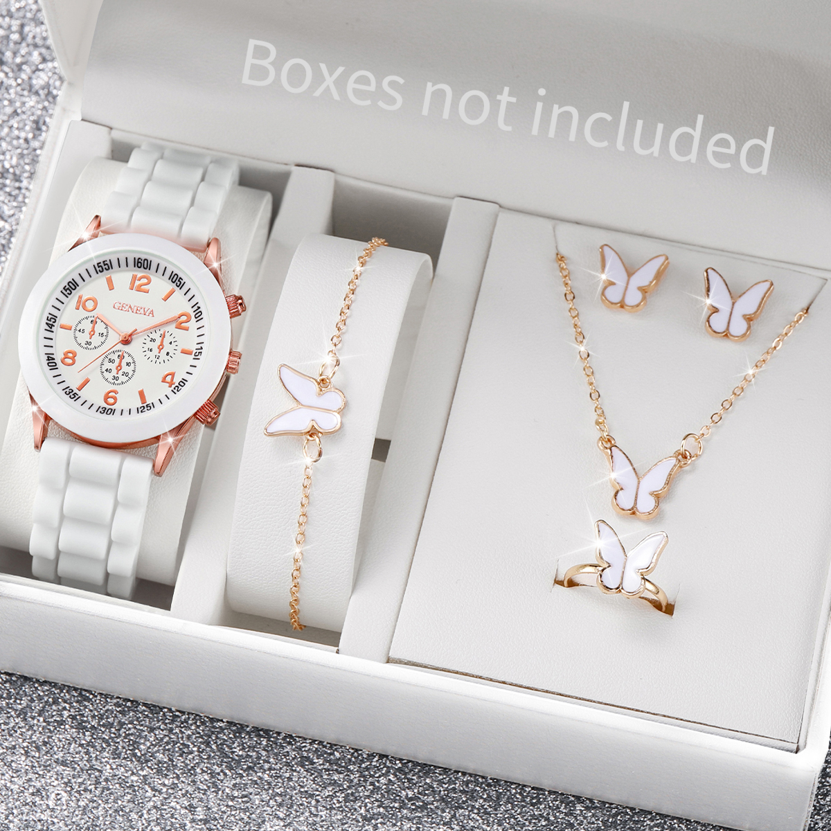 5/6PCS Fashion Women Watches J - Jewelry Box Watches Bracelets のレビューと価格