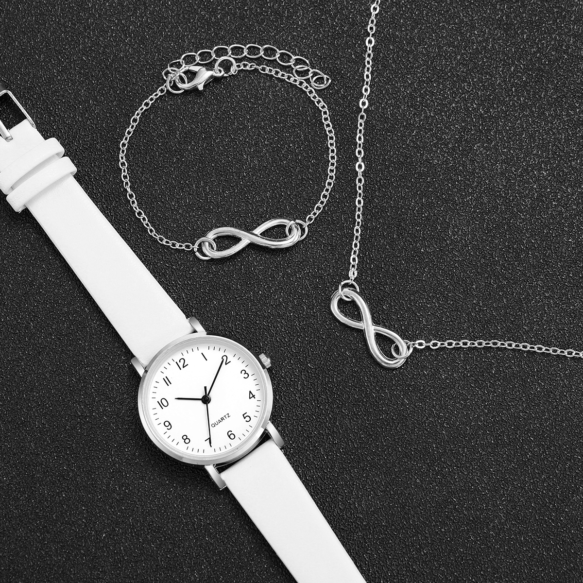 3PCS/Set Women Watches Fashion - Jewelry Box Watches Bracelets のレビューと価格