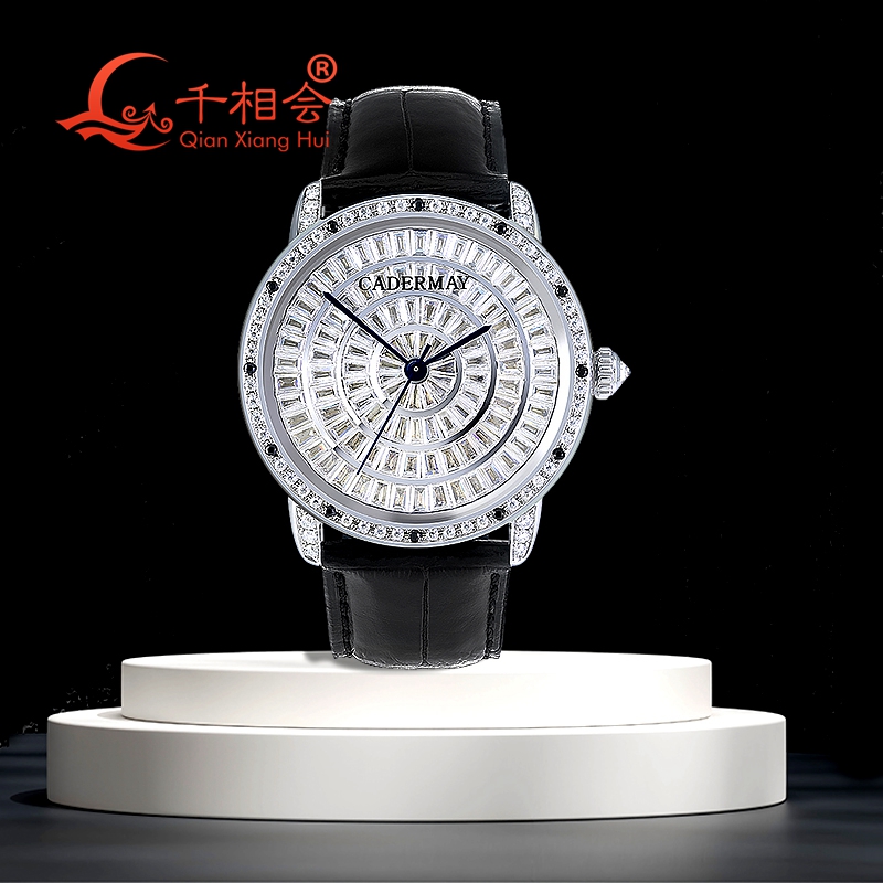Full Moissanite baguette Wrist - Vvs Jewelry Watches のレビューと価格