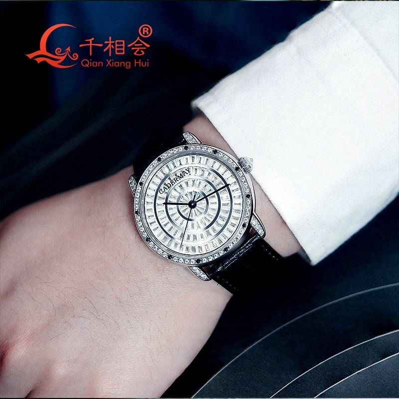 Full Moissanite baguette Wrist - Vvs Jewelry Watches のレビューと価格