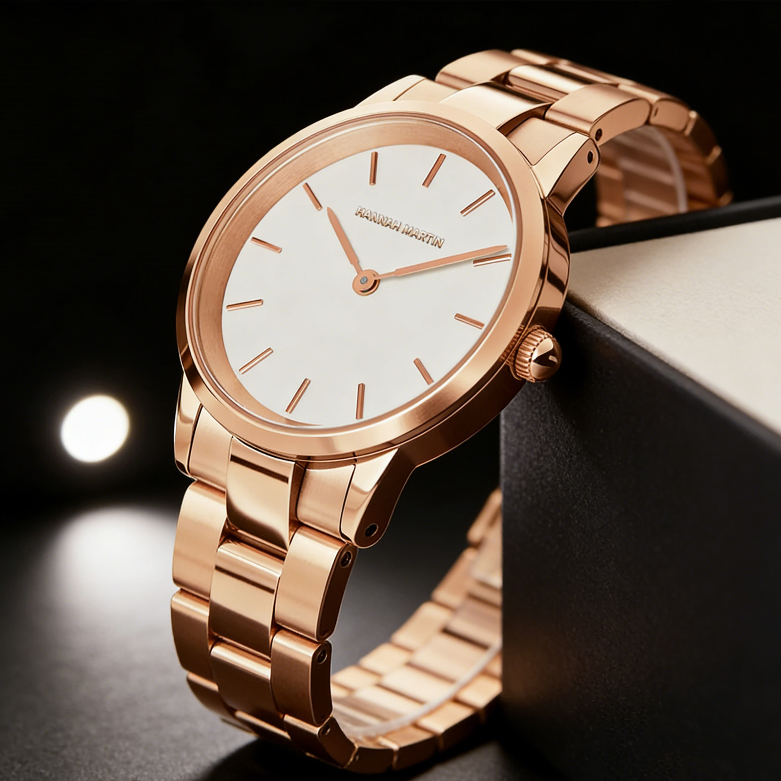 Womens Watch Rose Gold Stainle - Mystery Jewelry Jar Watches のレビューと価格
