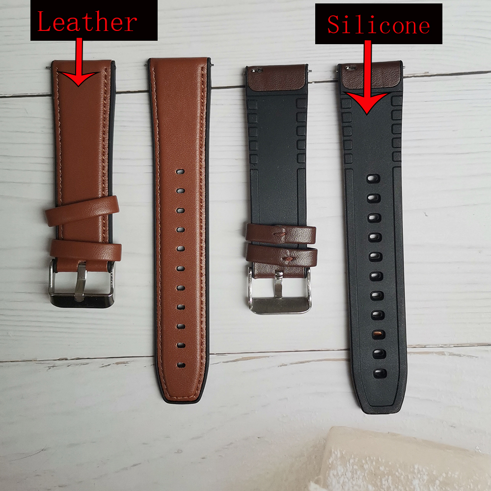 Leather Watchband 22mm For Xia - A1 Watches & Jewelry New York Photos のレビューと価格