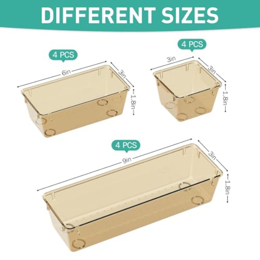 6 Pack Drawer Organizer Set, A - The Jewelry & Watches のレビューと価格